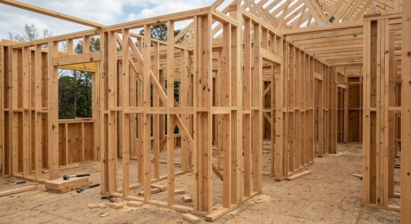 Bedroom Framing in Wilmington, NC