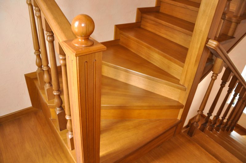 Oak Stairs Installation in Conroe, TX