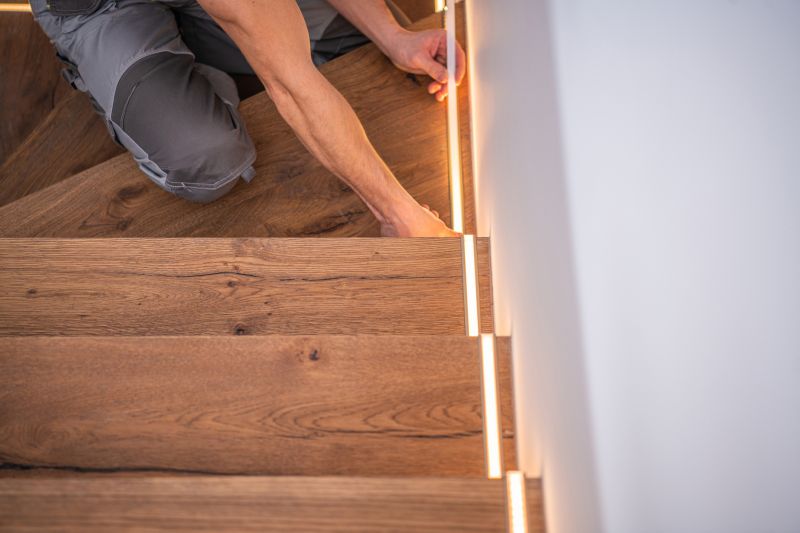 Curved Staircase Installation in Kansas City, KS