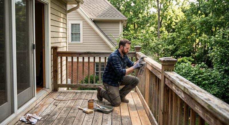 Deck Sanding Service in Redmond, WA