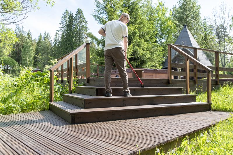 Deck Steps Repair in Conroe, TX
