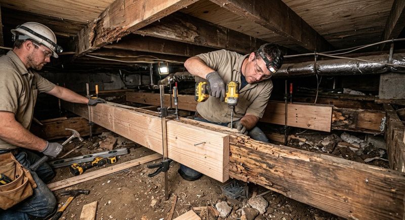 Floor Joist Repair in Wilmington, NC