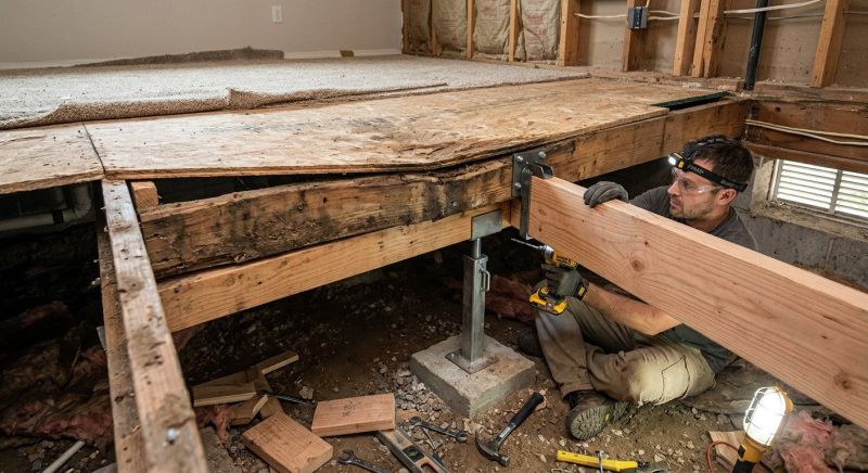 Floor Joist Repair in Wilmington, NC
