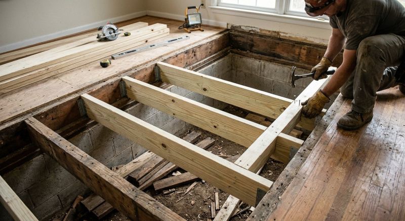Floor Joist Replacement in Wilmington, NC