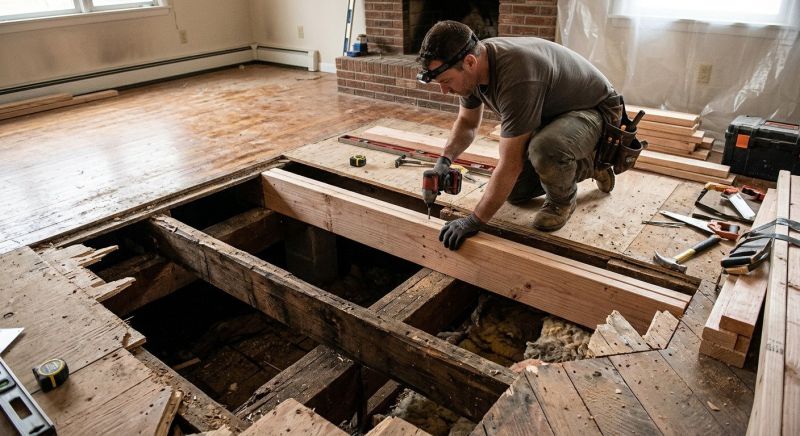 Floor Joist Replacement in Wilmington, NC