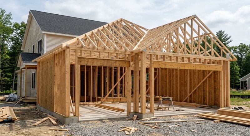 Garage Framing in Wilmington, NC