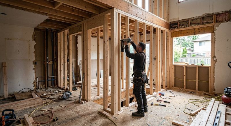 Home Remodeling Framing in Wilmington, NC