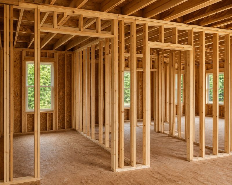 Interior Wall Framing in Wilmington, NC