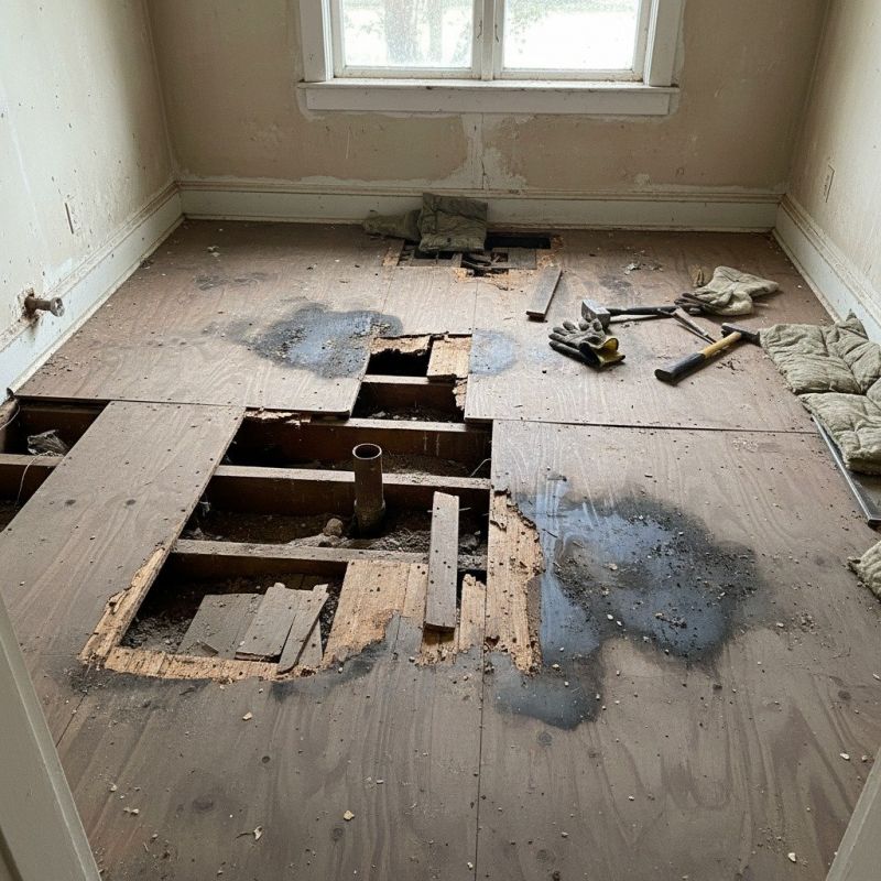 Plywood Subfloor Repair in Wilmington, NC