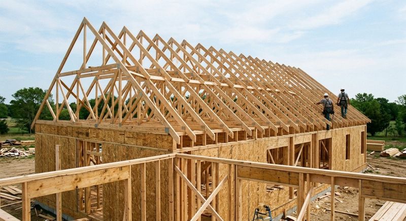 Roof Truss Framing in Wilmington, NC