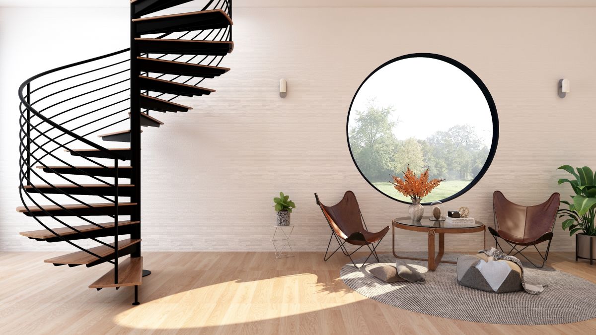 Spiral Staircase Installation in Conroe, TX
