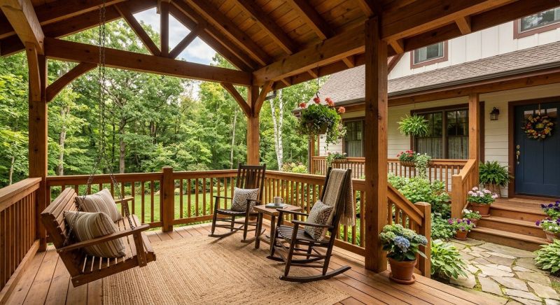 Wood Porch Construction in Norwalk, CT